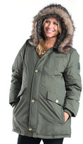 Thumbnail for your product : Dark Olive Romantic Rock Maternity Puffer Coat