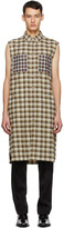 Thumbnail for your product : Burberry Beige Check Mix Flannel Shirt