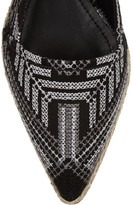 Thumbnail for your product : Nicholas Kirkwood Mexican embroidered twill espadrilles