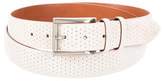 Thumbnail for your product : Canali Laser-Cut Suede Belt