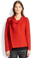 Thumbnail for your product : Eileen Fisher Draped Wool Jacket