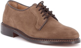 Mens Shoes Lace-ups Derby shoes Trickers Robert Plain Derby Castorino Suede in Brown for Men Save 36% 