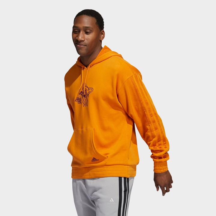 orange adidas pullover