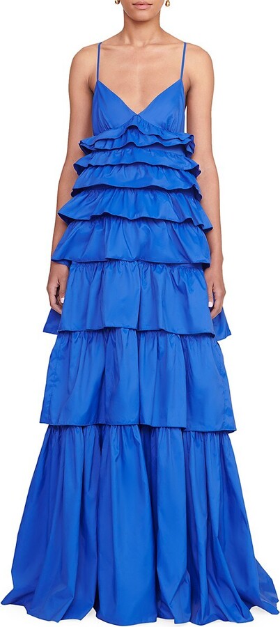 STAUD Rylie Tiered Ruffle Maxi Dress - ShopStyle