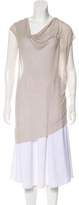 Thumbnail for your product : Helmut Lang Sleeveless Asymmetrical Top grey Sleeveless Asymmetrical Top
