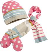 Thumbnail for your product : Mamas and Papas Girls Hat, Mitt and Scarf Set