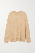 Thumbnail for your product : Totême Cable-knit Cashmere Sweater - Neutrals