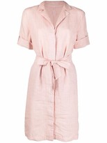 Thumbnail for your product : 120% Lino Striped Linen Shirt Dress
