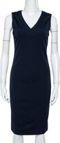 Thumbnail for your product : Prada Navy Blue Jersey Sleeveless Sheath Dress M