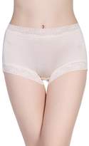 Thumbnail for your product : Forever Angel-Women's Underwear Forever Angel Women's 100% Silk Knitted High Rise Lace Briefs Size L