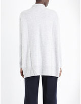 Thumbnail for your product : Allude Open-front wool and cashmere-blend cardigan