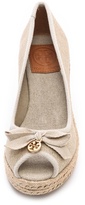 Thumbnail for your product : Tory Burch Jackie Peep Toe Wedge Espadrilles