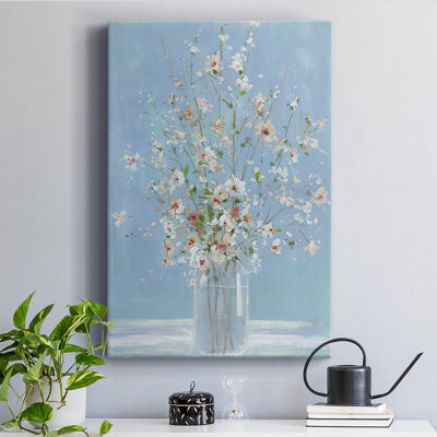 Winston Porter Cherry Blossom Arrangement Cherry Blossom Arrangement by - Painting on