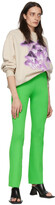 Thumbnail for your product : PERVERZE Green Cotton Lounge Pants