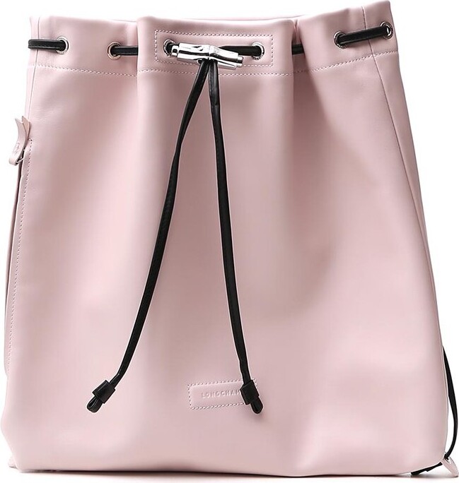 Longchamp x André Saraiva – Le Pliage André Shoulder Bag Pink