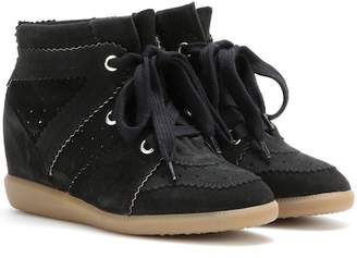 Isabel Marant Isabel Marant Bobby suede wedge sneakers