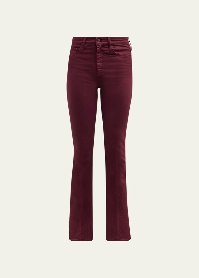 Mother The HighWaisted Weekender Skimp Slim Bootcut Jeans ShopStyle