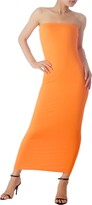 Thumbnail for your product : iB-iP Women's Casual Sleeveless Stretch Tube Pencil Bodycon Long Strapless Dress