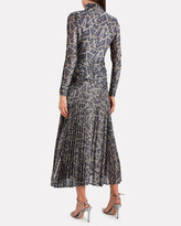 Thumbnail for your product : VVB Lurex Pleated Turtleneck Dress