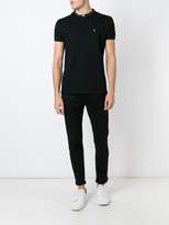 Thumbnail for your product : Saint Laurent leather collar polo shirt