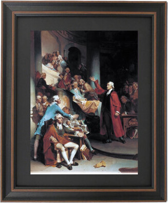 Alcott Hill Patrick Henry Before the Virginia House of Burgesses | Framed Print