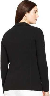 Lauren Ralph Lauren Plus Size Sweater Blazer