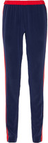 Thumbnail for your product : Prabal Gurung Two-tone silk track pants