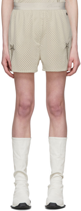 Rick Owens Off-White Champion Edition Mesh Dolphin Boxer Shorts - ShopStyle