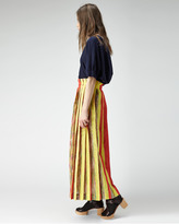Thumbnail for your product : Tsumori Chisato pleated striped skirt