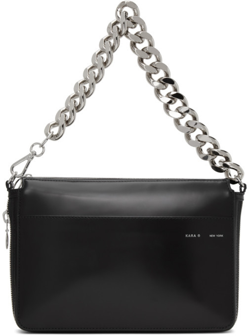 kara black chain bag
