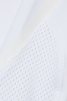 Thumbnail for your product : adidas by Stella McCartney Mesh-paneled Printed Stretch Tank