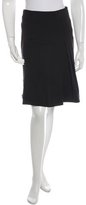 Thumbnail for your product : Akris Punto Pleated A-Line Skirt