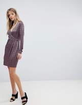 Thumbnail for your product : French Connection Jacquard Detail Wrap Dress