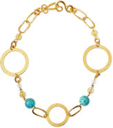 Thumbnail for your product : Stephanie Kantis Love Gold-Dipped Turquoise Necklace