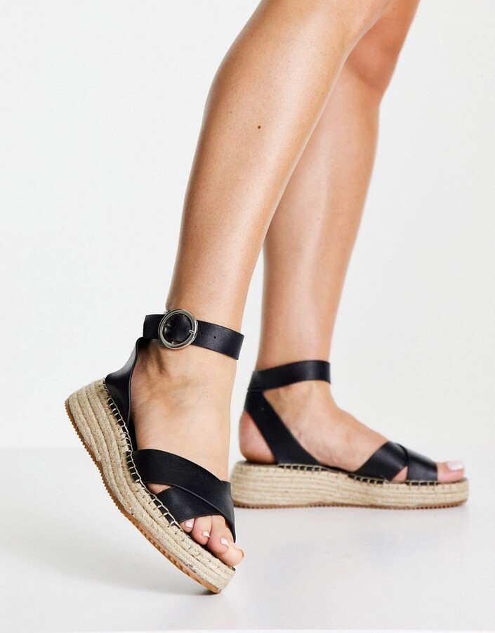 ankle strap espadrille sandals