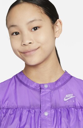 Nike Kids' Air Short Sleeve Snap-Up Top