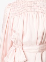 Thumbnail for your product : Tory Burch Belted Silk Blouse