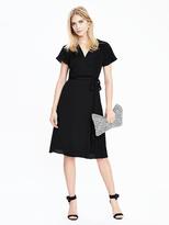 Thumbnail for your product : Banana Republic Pleated Wrap Dress