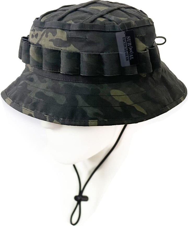 ZAPT Boonie Hat Military Camo Cap Hunter Sniper Ghillie Bucket Hats ...