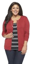Thumbnail for your product : Merona Women's Plus Crew Neck Cardigan Sweater