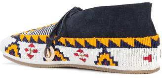 Figue Wolf bead-embroidered moccasins