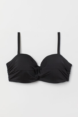 H&M H&M+ Balconette Bikini Top - Black