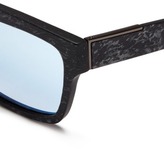 Thumbnail for your product : Nobrand x Linda Farrow mirror frosted acetate sunglasses