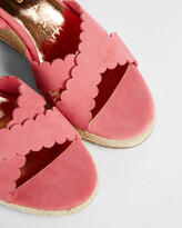 Thumbnail for your product : Ted Baker SELANAS Scalloped wedge espadrille sandal