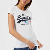Superdry Women's Vantage Logo Foil Pop Entry T-Shirt