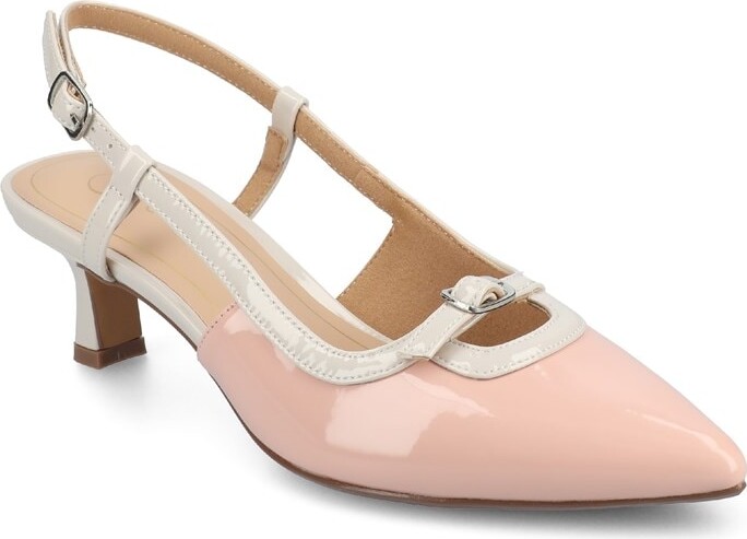 Journee Women's Padma Slingback Pump Shoes