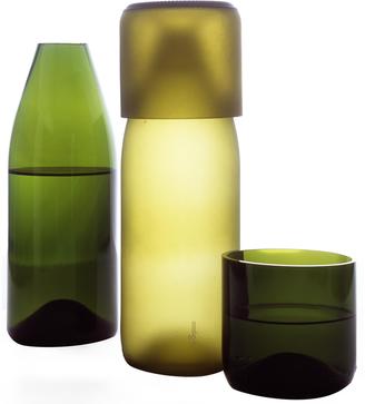 Artecnica Recycled Glass Carafe with Tumbler Lid
