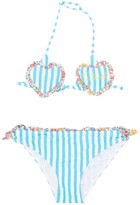Thumbnail for your product : MC2 Saint Barth Kids Ruffled-Detail Halterneck Bikini