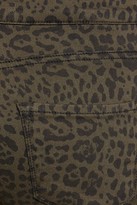 Thumbnail for your product : STS Blue Ellie Leopard Print High Rise Ankle Skinny Jeans
