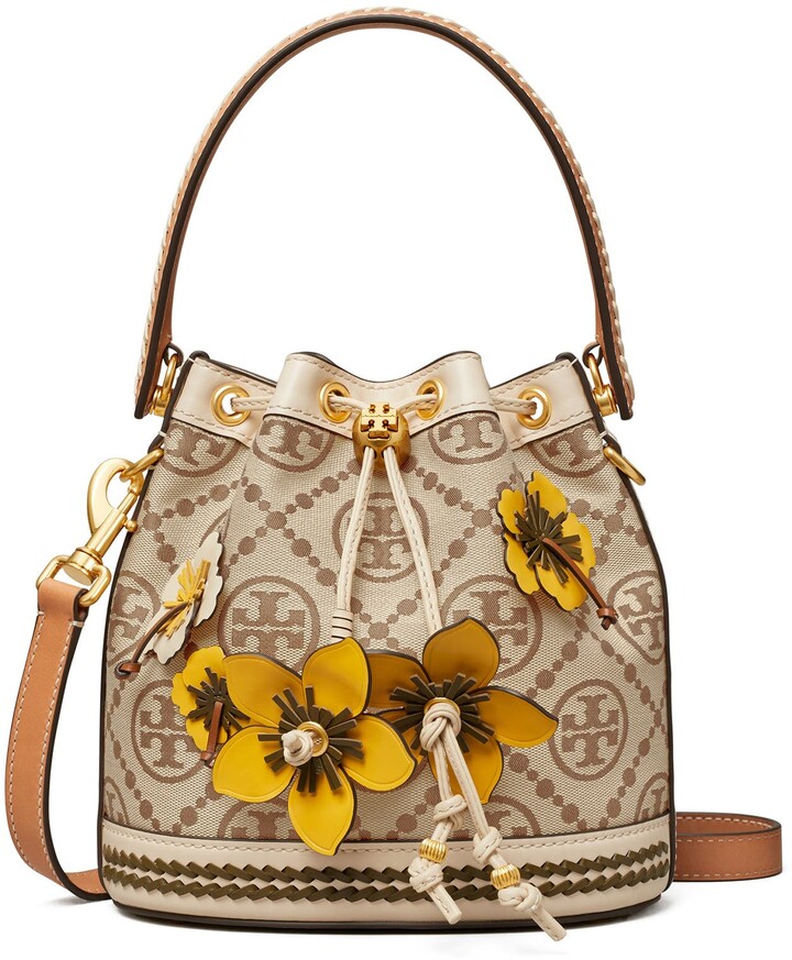Luxe Paradise - Tory Burch Ella Canvas Floral Tote 🇺🇸